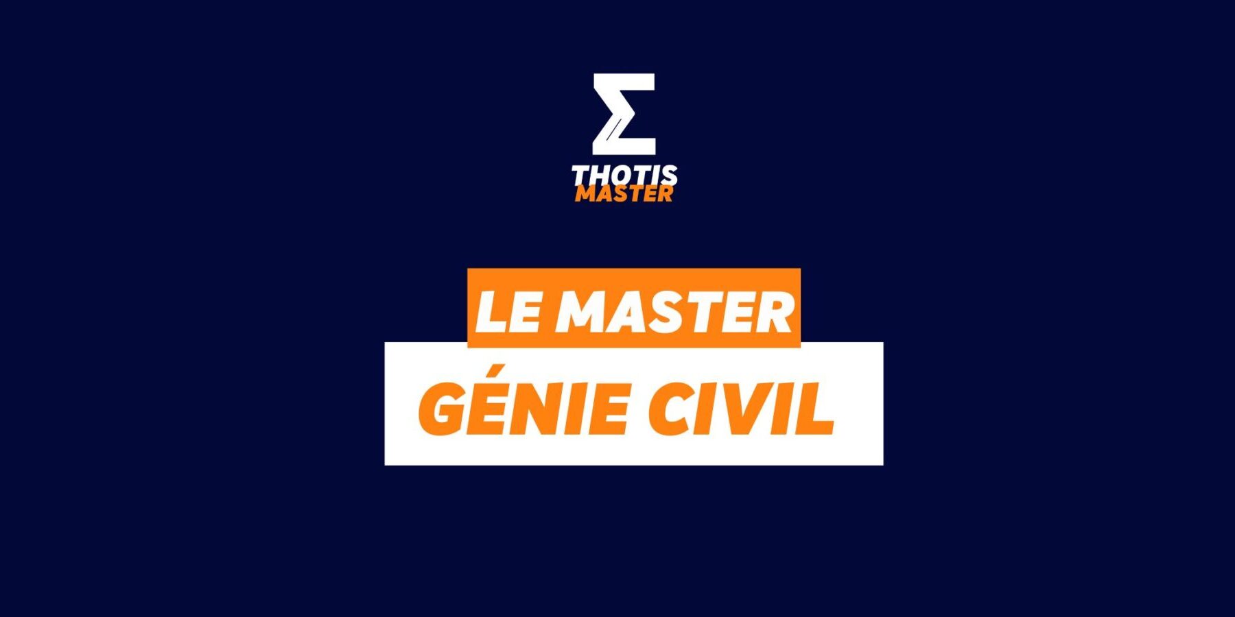 Master Génie Civil