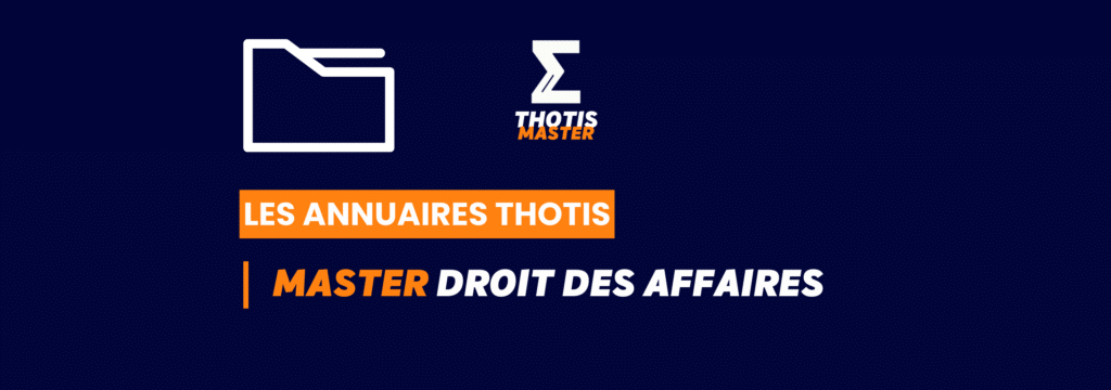 MASTER_Droit des affaires_Annuaire_Thotis