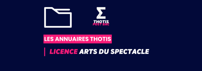 LICENCE_Arts du spectacle_Annuaire_Thotis