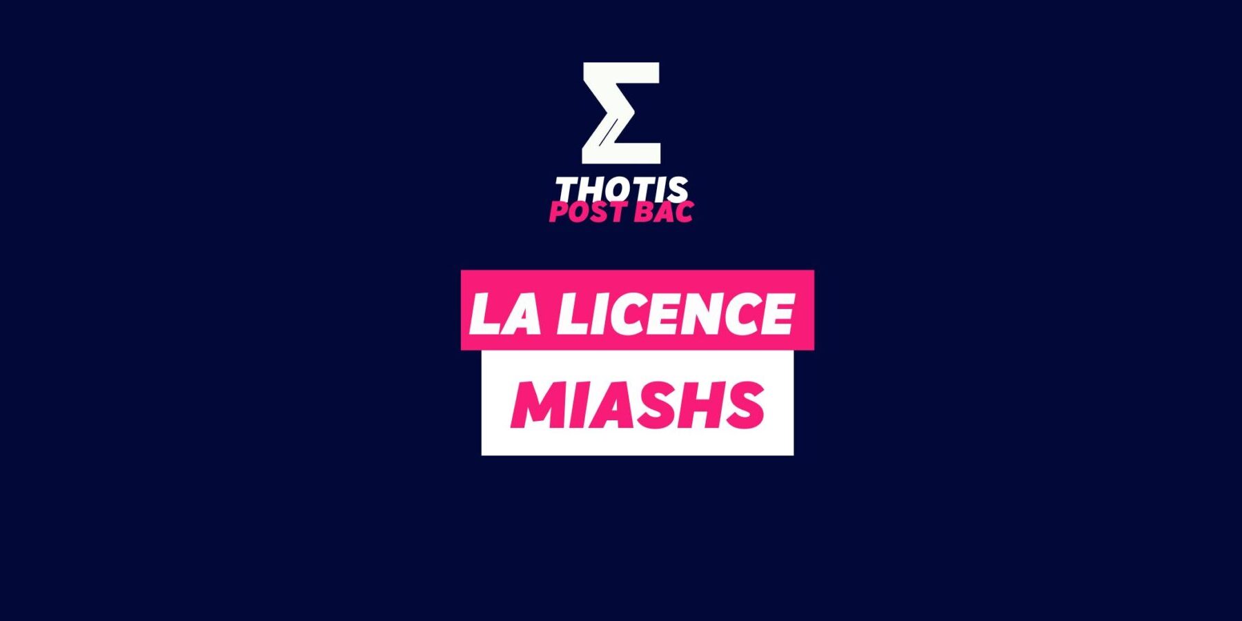La Licence Miashs