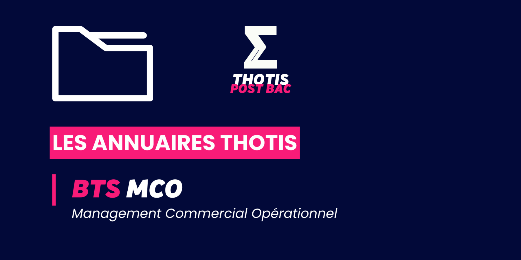 Annuaire Thotis BTS MCO