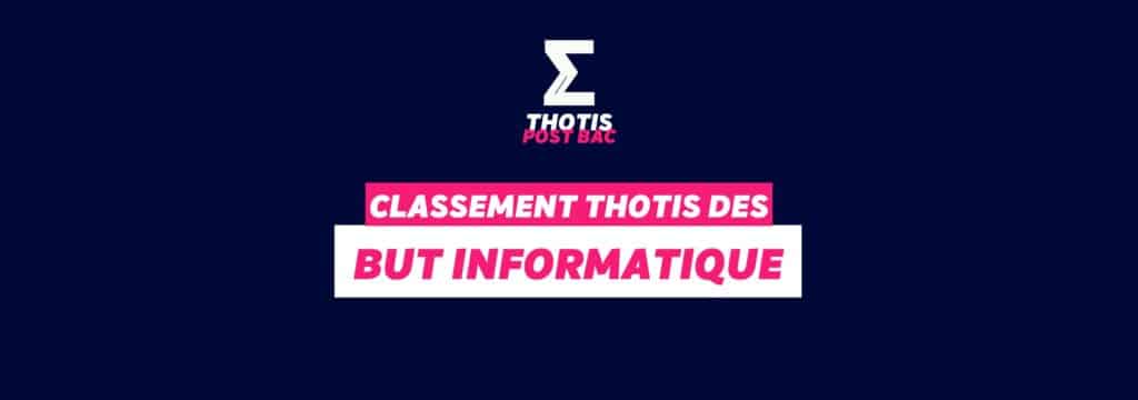 Classement BUT informatique