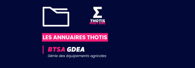BTSA_GDEA_Annuaire_Thotis