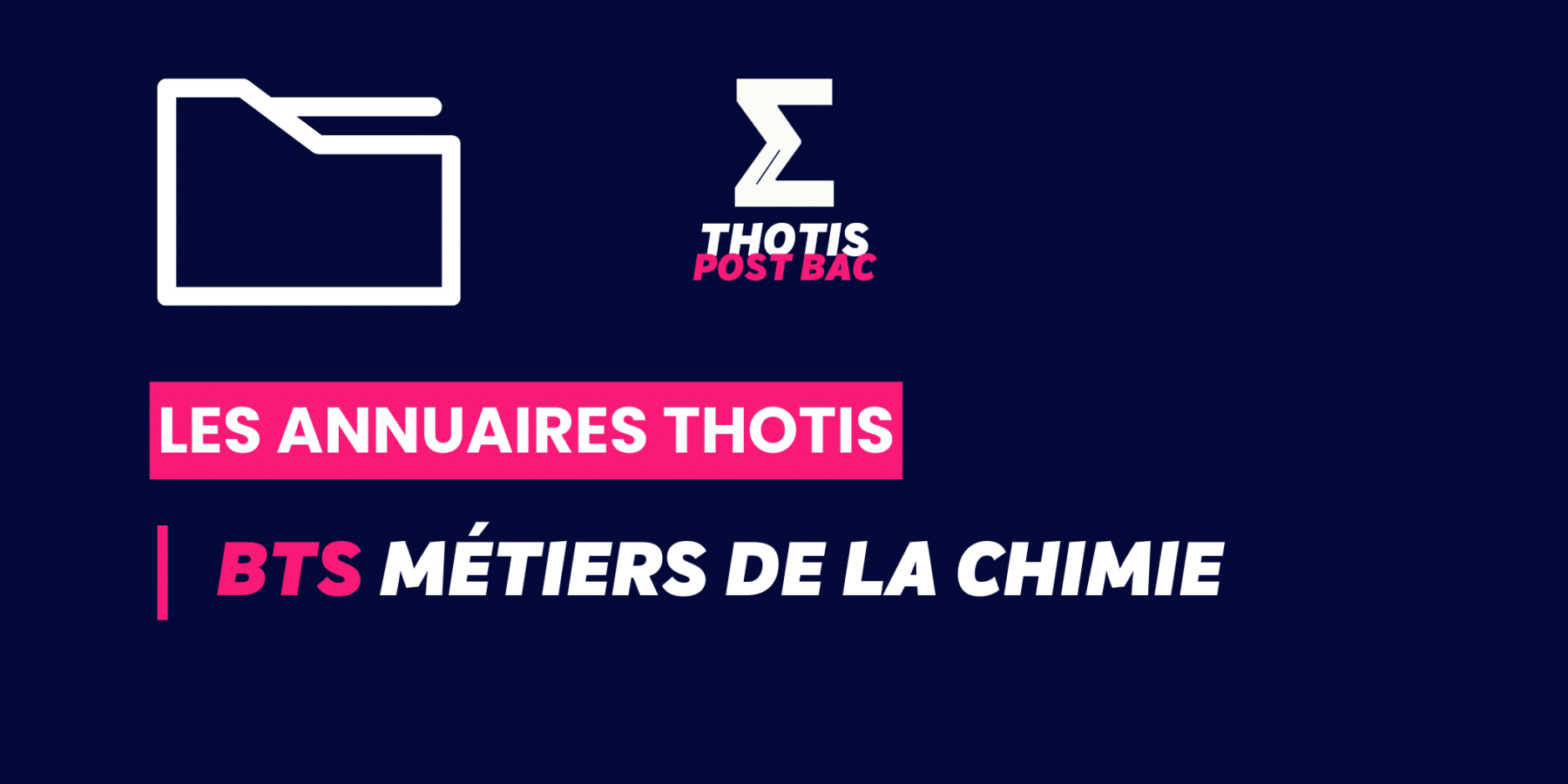 BTS_Métiers de la chimie_Annuaire_Thotis
