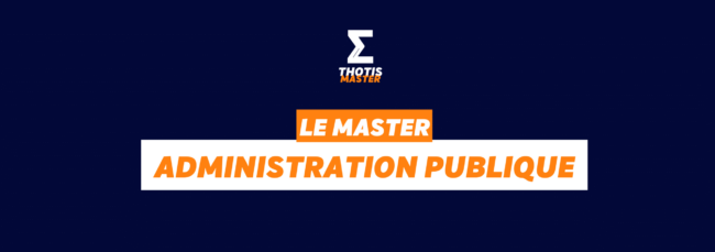 Le Master Administration publique