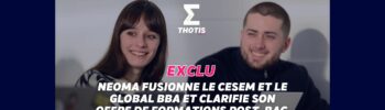 NEOMA fusionne le CESEM et le Global BBA et clarifie son offre de formations post-bac 