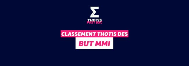 Classement Thotis des BUT MMI