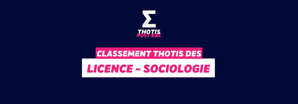 Classement licence sociologie