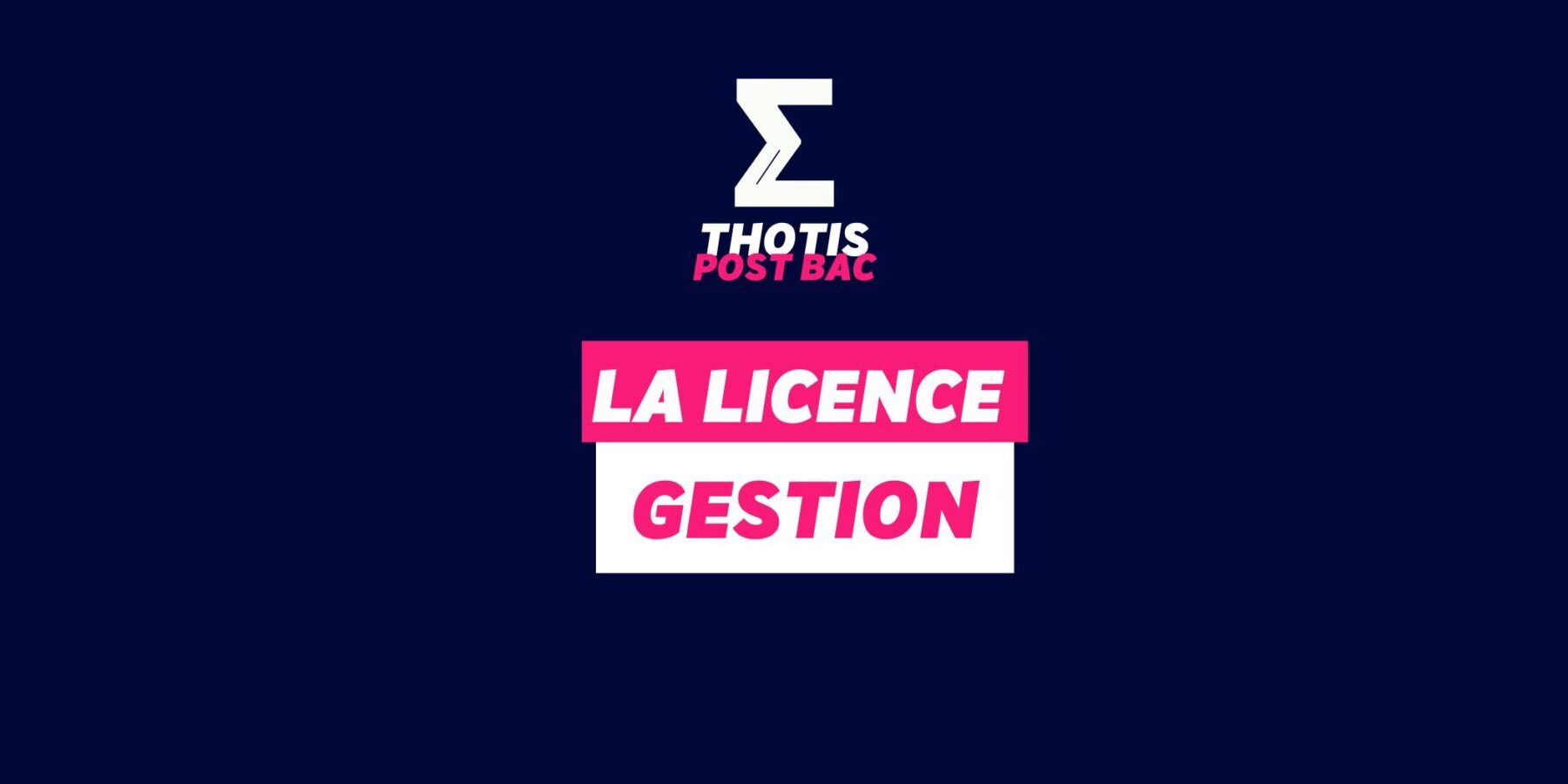 Licence Gestion
