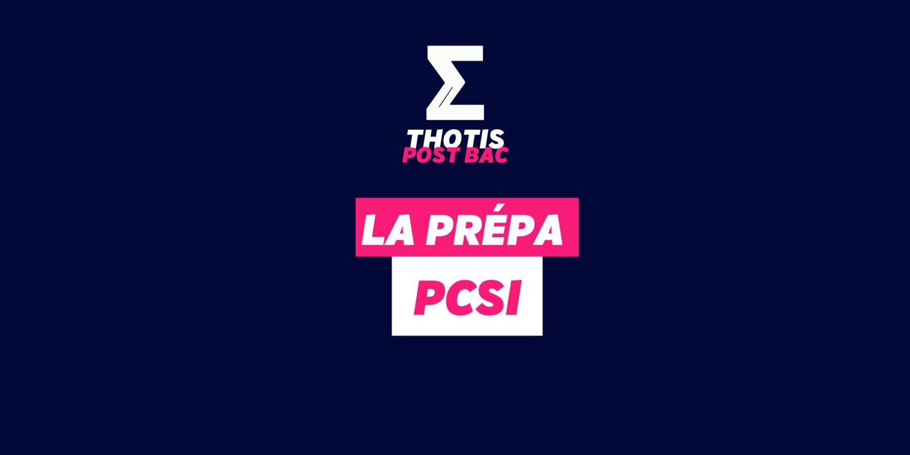Prépa PCSI