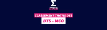 Classement Thotis - BTS MCO