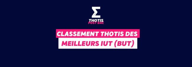 Classement des meilleurs IUT