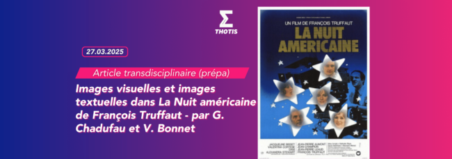 Images visuelles et images textuelles dans La Nuit américaine de François Truffaut