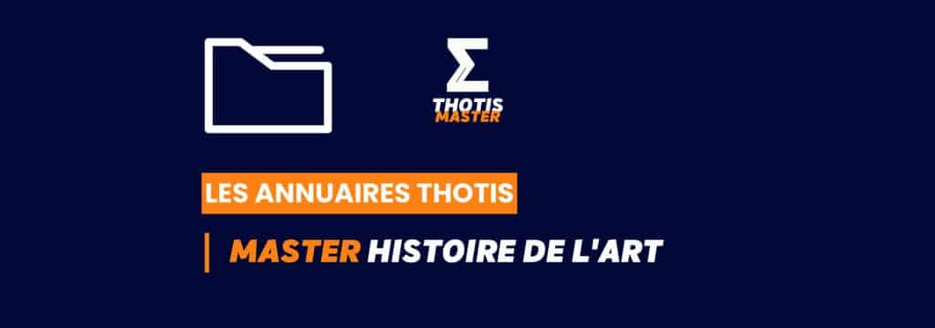 Thotis Annuaire - Master Histoire de l'art