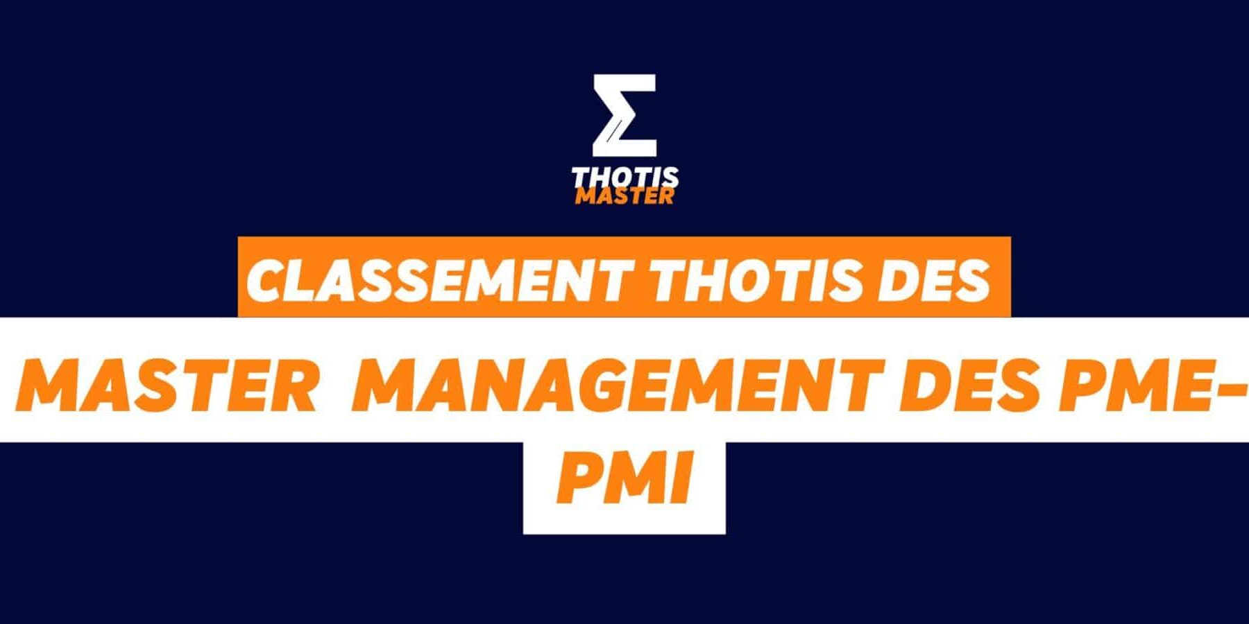 Masters Management des PME-PMI