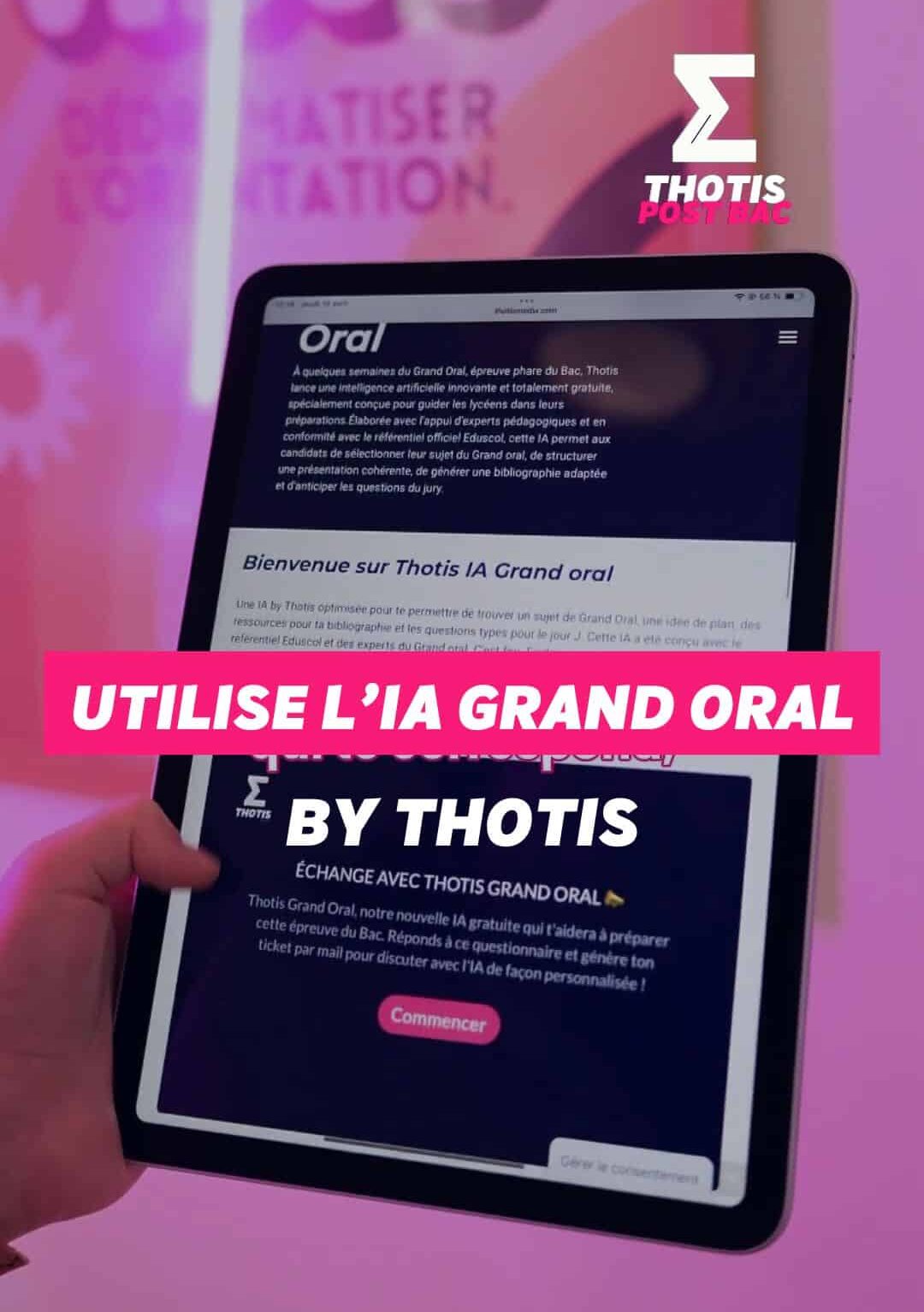 Video Thotis Grand Oral