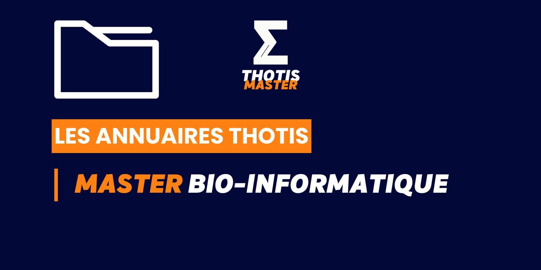 Thotis Annuaire - Master Bio-informatique