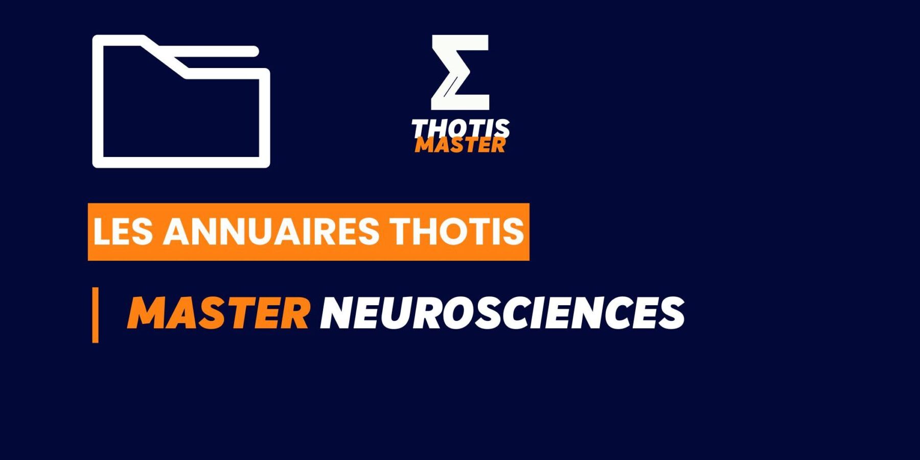 Thotis Annuaire - Master Neurosciences