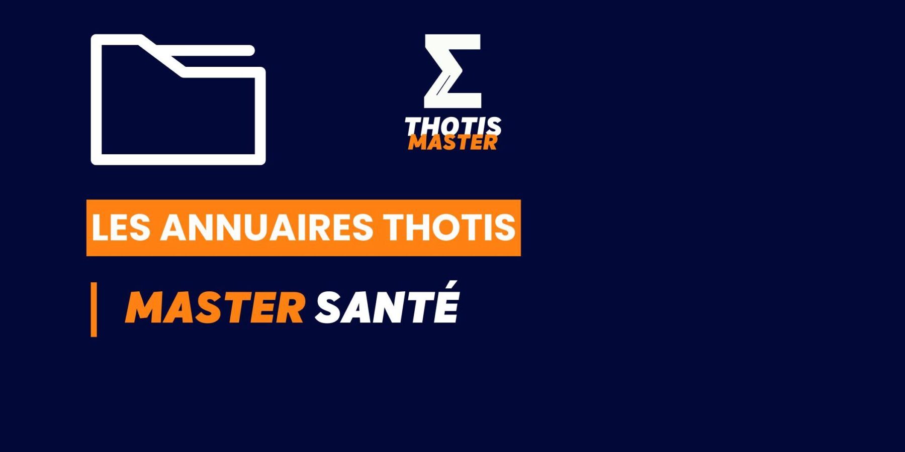 Thotis Annuaire - Master Santé
