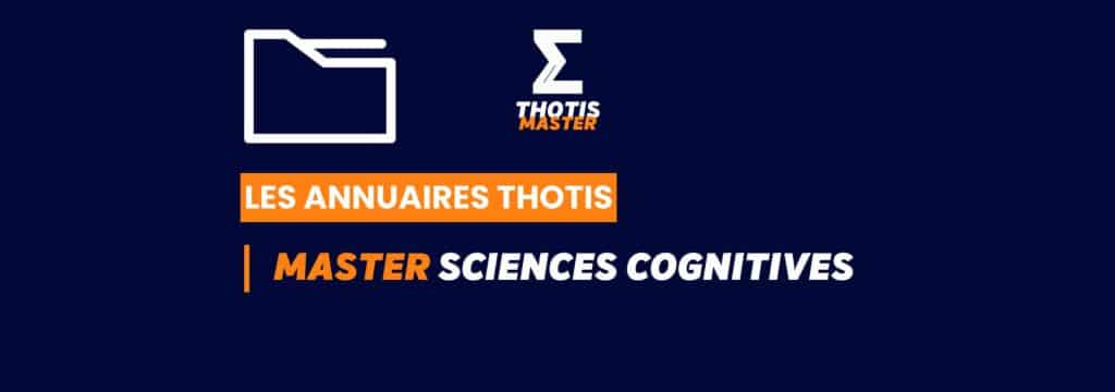 Thotis Annuaire - Master Sciences cognitives