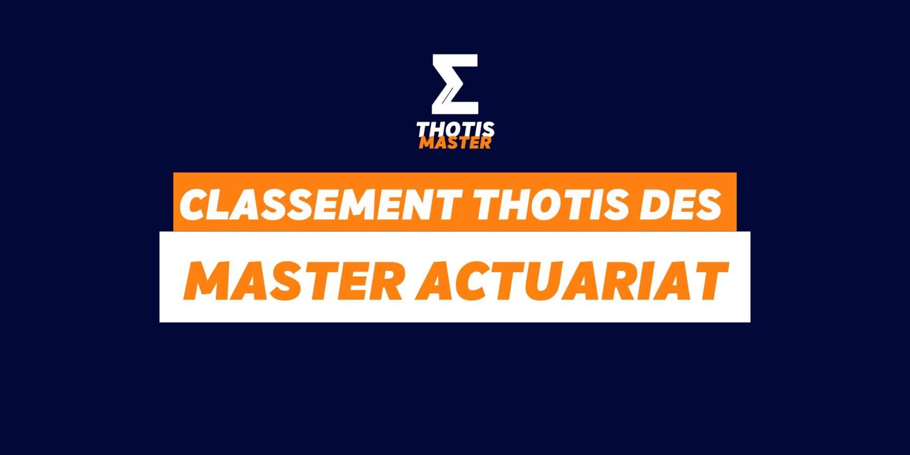 Annuaire master Actuariat