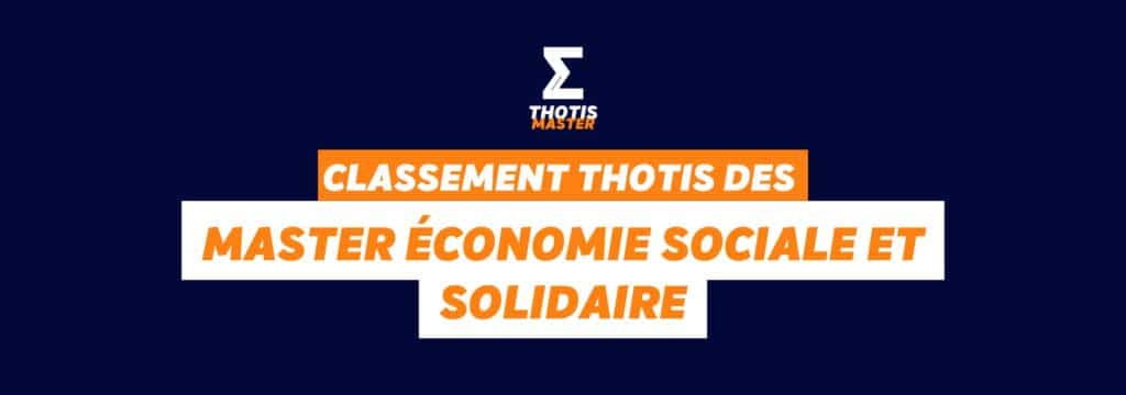 Annuaire master Économie sociale et solidaire