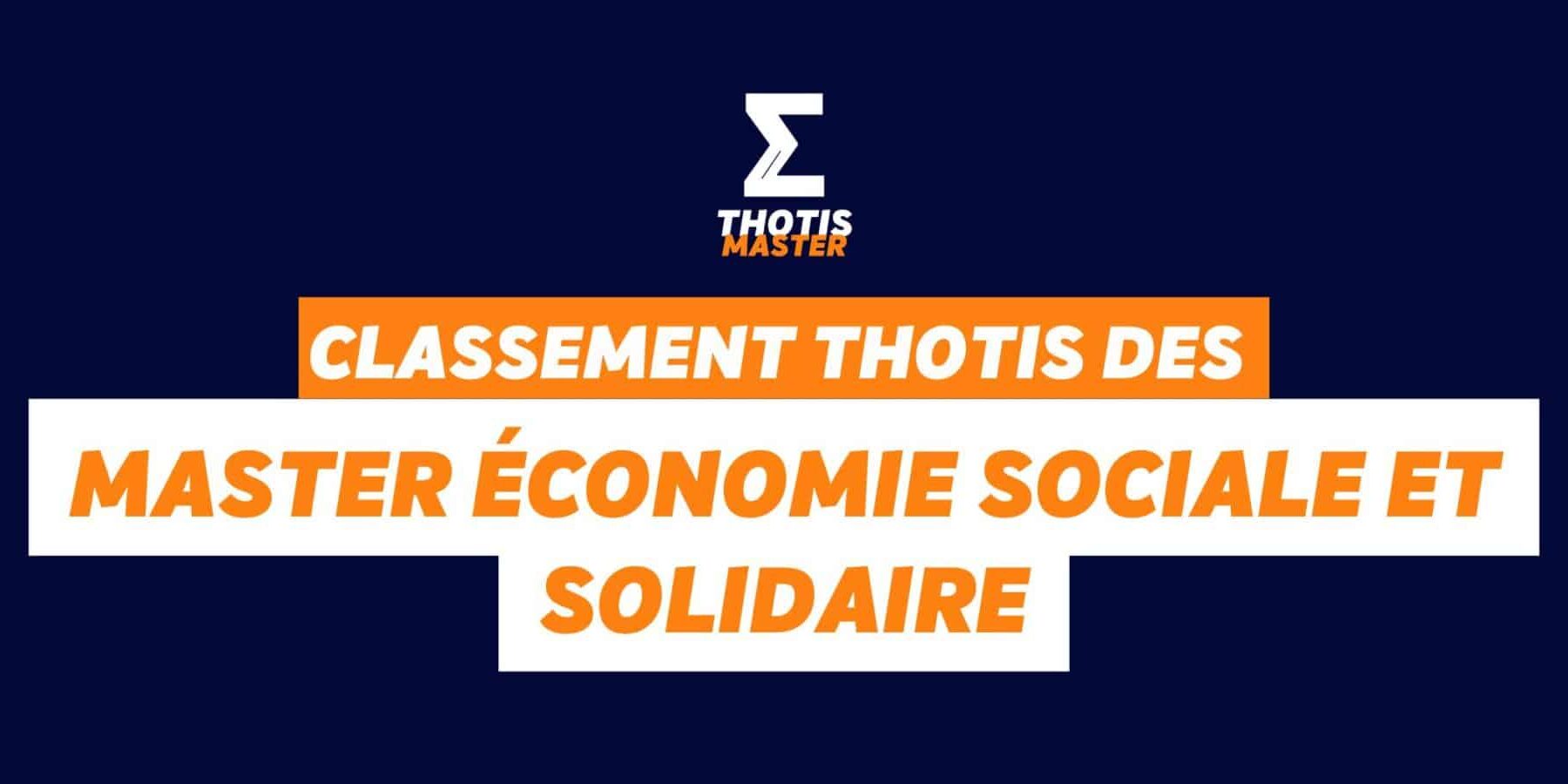 Annuaire master Économie sociale et solidaire