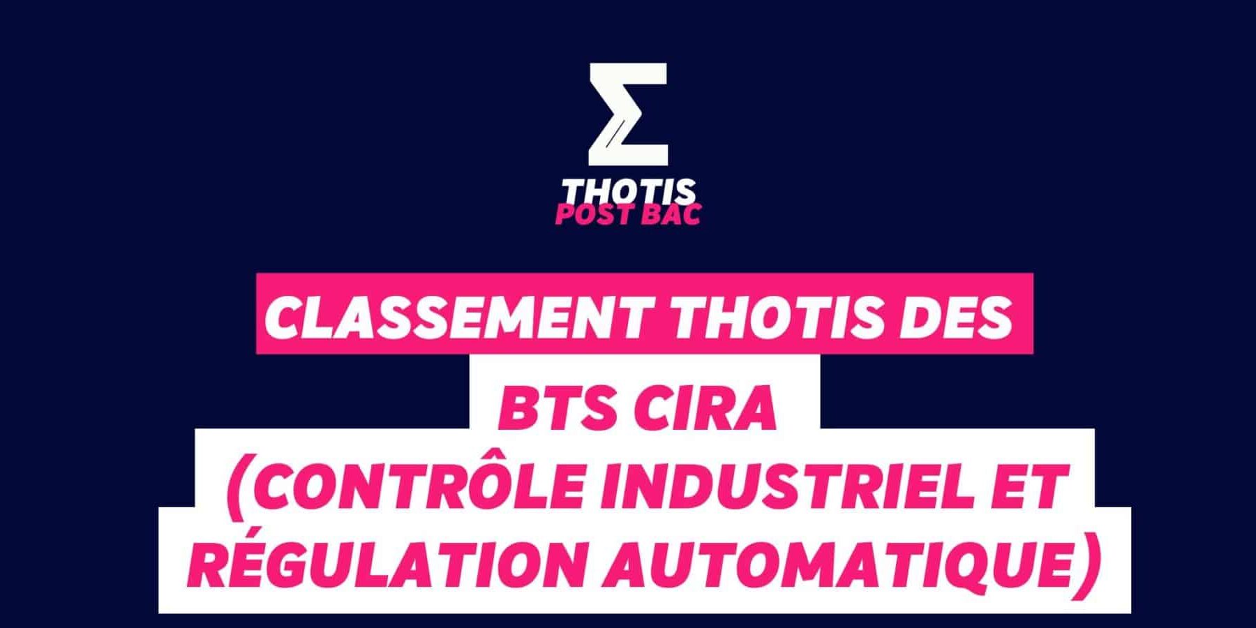 Classement Thotis des BTS CIRA