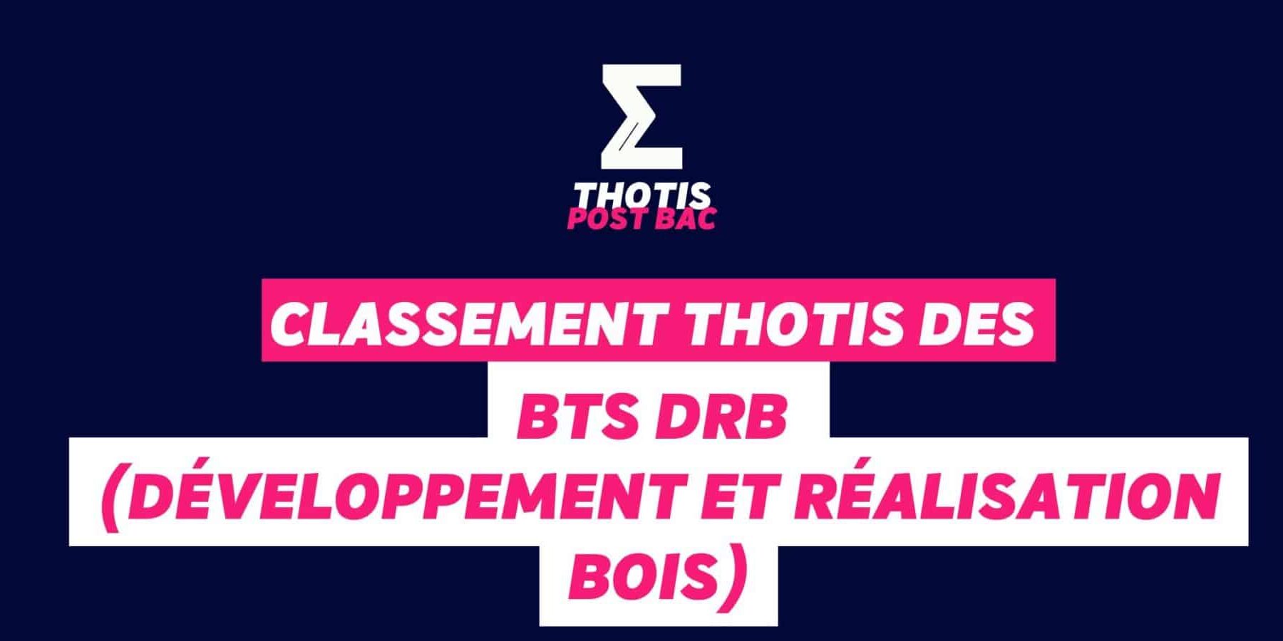 Classement Thotis des BTS DRB