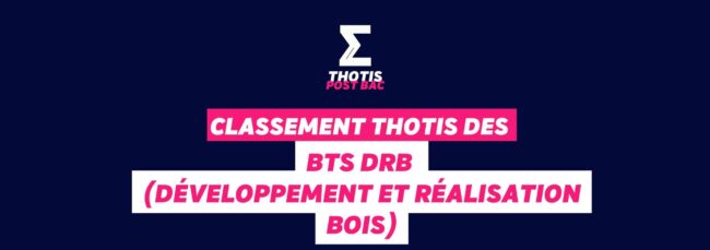 Classement Thotis des BTS DRB