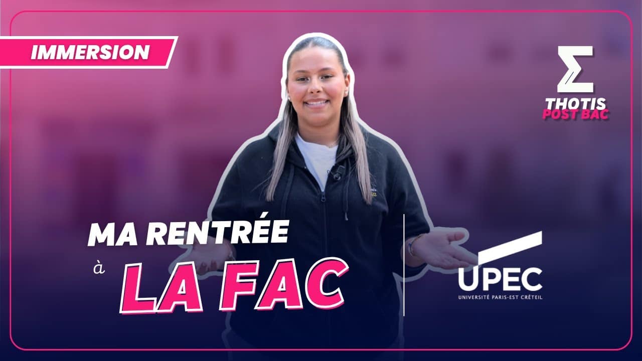 Ma rentrée à la fac : UPEC