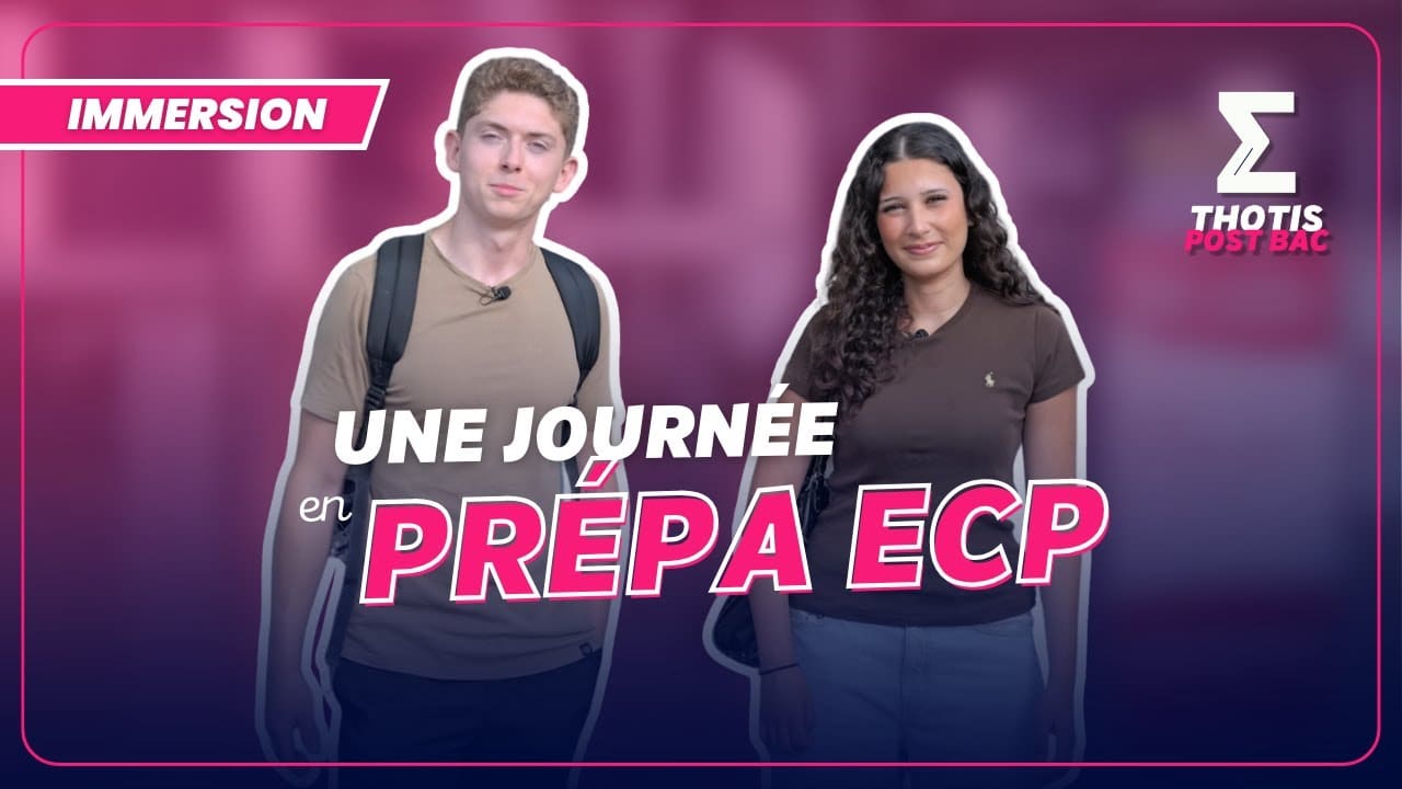 Une journée en prépa ECP, une prépa pour les bacs pro