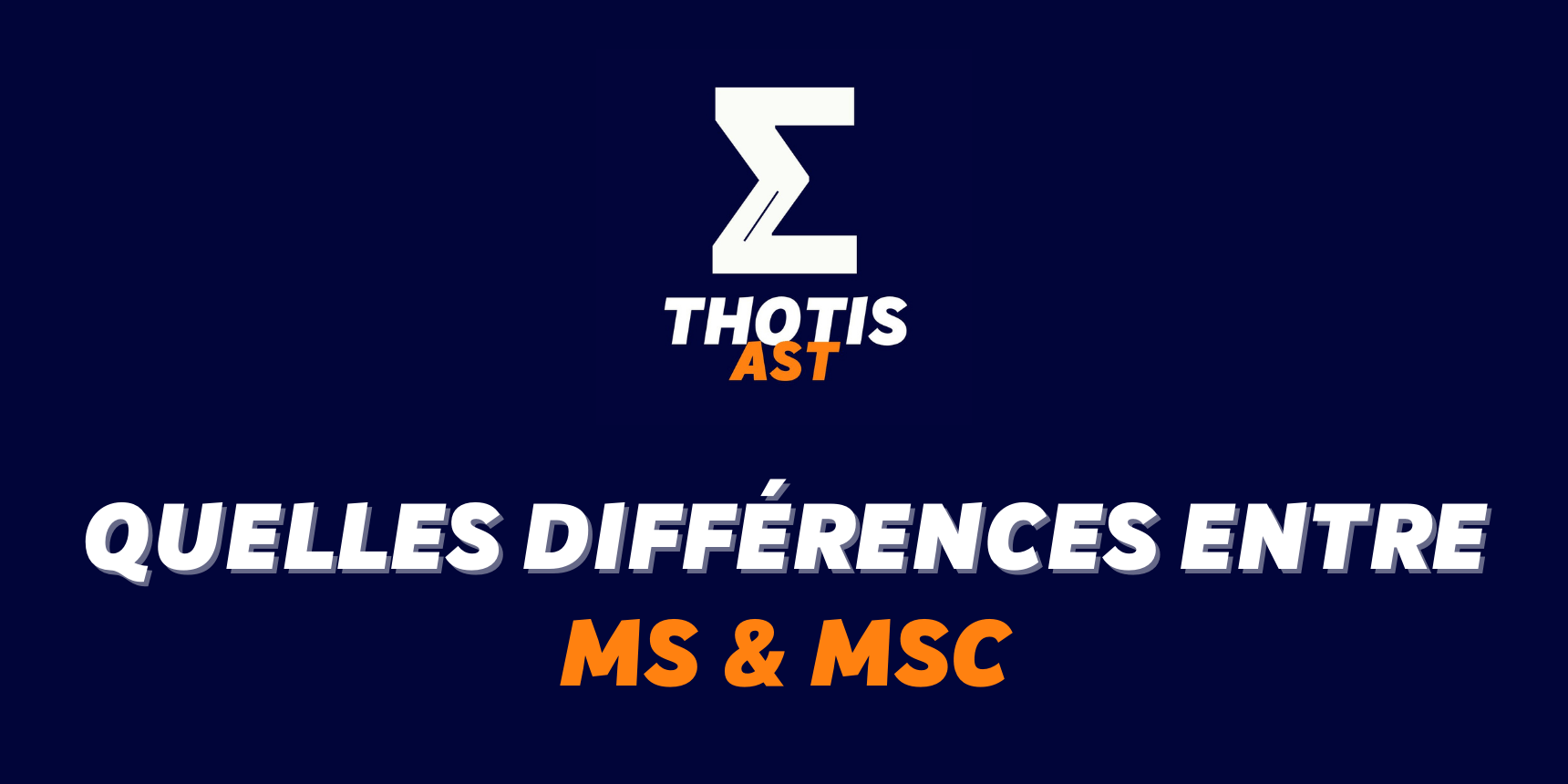 MS vs MSc - différences, profils et débouchés
