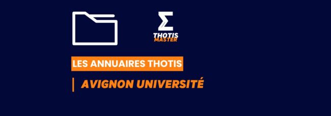 Annuaires thotis-Master_Avignon université