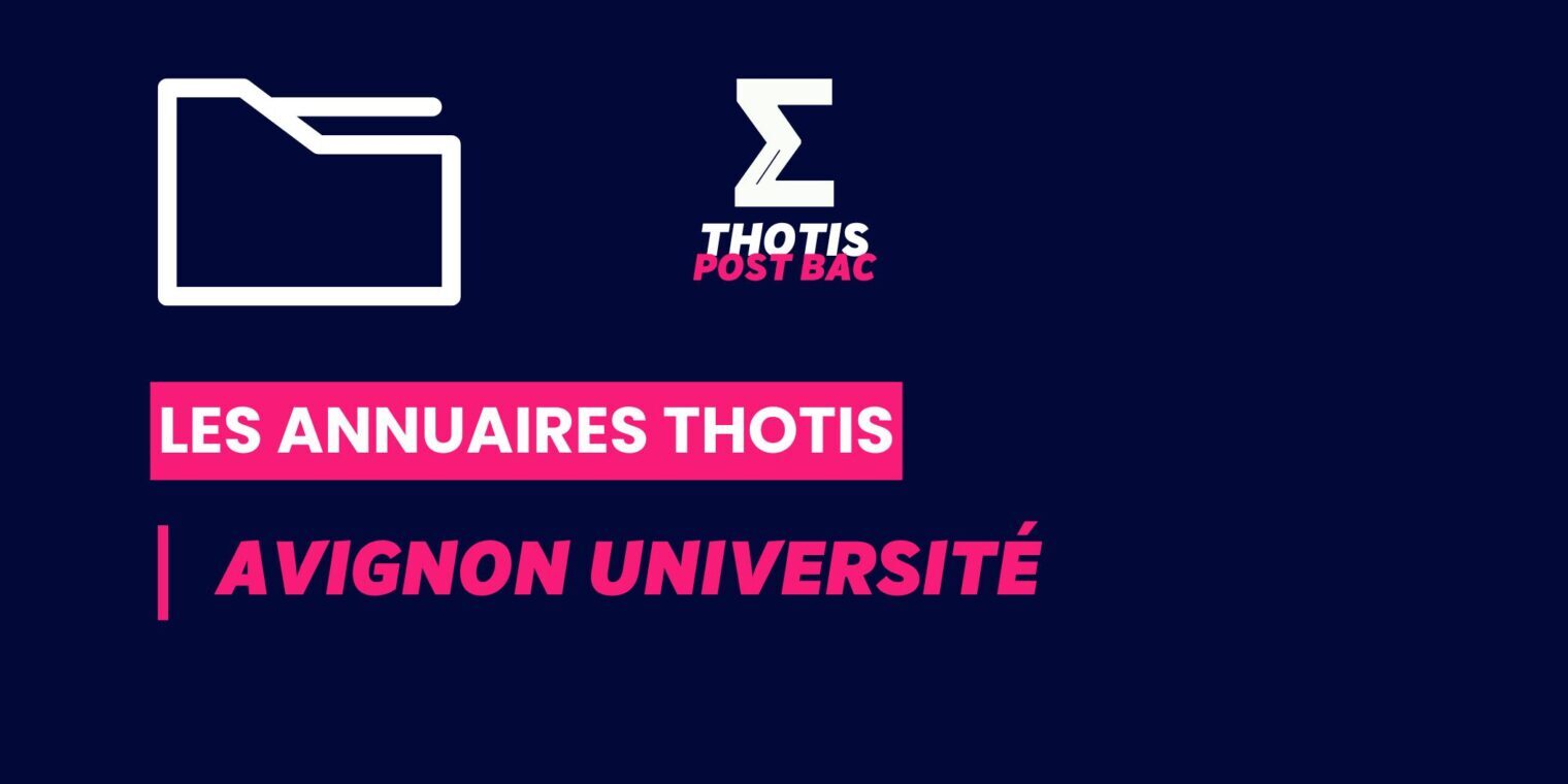 Annuaires thotis_Avignon université