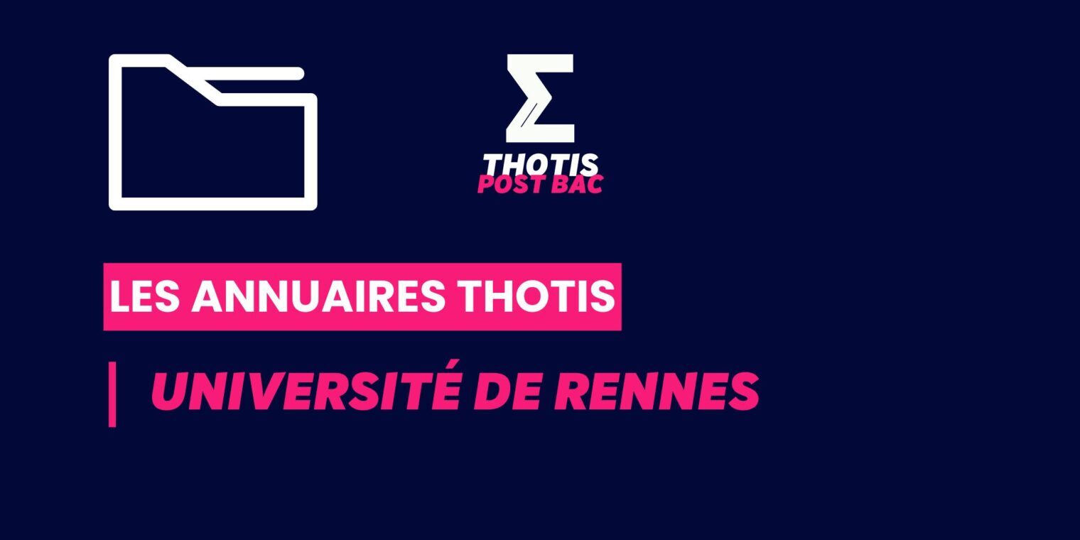 Annuaires Thotis - Université de Rennes