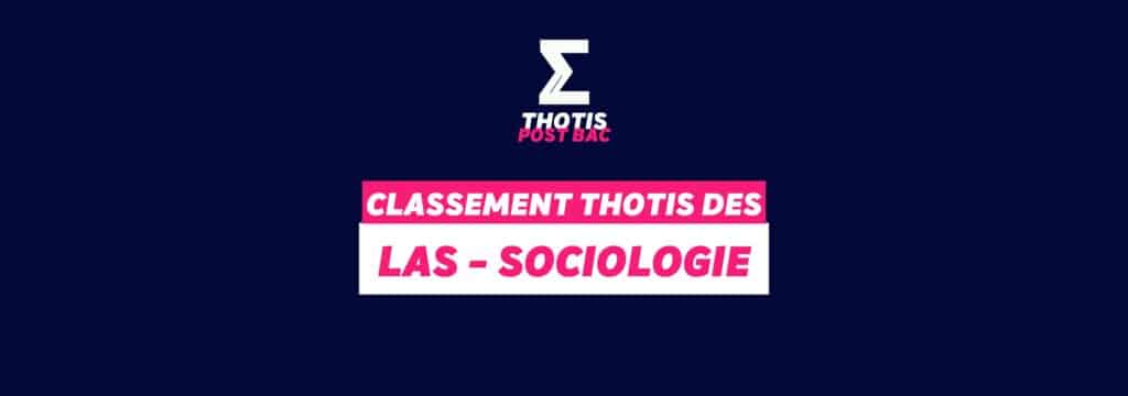 Classement Thotis - LAS Sociologie